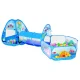 3-in-1 Pop Up Kids Play Tent with Crawl Tunnel and Ball Pit