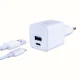 Сетевое зарядное устройство 3mk Hyper GaN 20W USB-C USB-A, белое