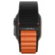 Ремешок Spigen WBF1 для Apple Watch 44 / 45 / 46 / 49 мм, черный с оранжевым