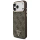 Чехол Guess 4G Triangle Logo MagSafe для iPhone 17 / 18 Pro Max, коричневый