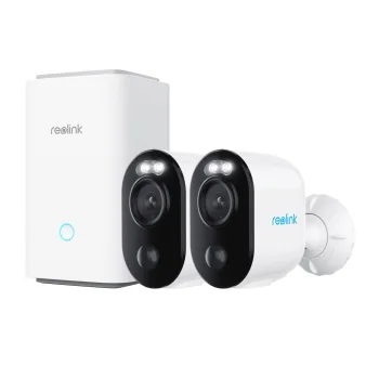 Reolink Hub + 2x Argus Series B310 āra kameras ar akumulatoru