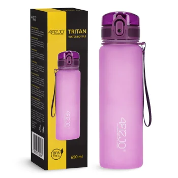 4Fizjo Tritan Sports Water Bottle 650 ml, Pink