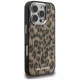 Чехол Karl Lagerfeld IML Leopard Pattern MagSafe для iPhone 16 Pro Max - коричневый