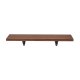 Maclean MC-331 Wall Shelves, 6 pcs, Walnut