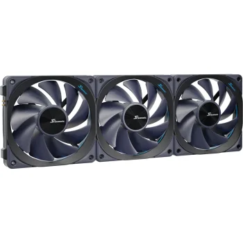 Комплект вентиляторов Seasonic MagFlow SF-12025MF-P 120 мм (3 шт.), черный