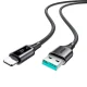 Joyroom S-A60 StarTalk USB-A uz Lightning kabelis 3A 1.2m, melns