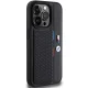 BMW Perforated Tricolor Line case for iPhone 15 Pro Max - black
