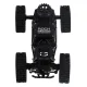 Tālvadības automašīna RC Rock Crawler 4x4 LHC012 2-in-1, melna
