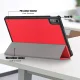 Lenovo Tab P11 Gen 2 (TB350FU) Trifold Stand PU Leather Hard Protective Cover Case, Red | Чехол Книжка...