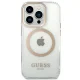Чехол Guess Metal Outline MagSafe для iPhone 14 Pro Max - Золотой