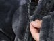 USB Heated Blanket Hoodie, 140x70 cm, 3 Heating Modes, Grey