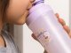 Kids Lunch Box and Water Bottle Set, Leak-Proof Bento Container with Utensils, purple