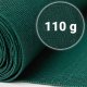 Plonos Shade Cloth 1.5x50m 110 g/m² Fence Privacy Screen + 50 Clips, Green