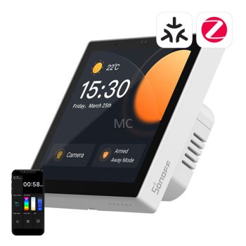 Sonoff NSPanel Pro viedais vadības panelis Matter WiFi/ZigBee, balts