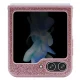 Guess Samsung Galaxy Z Flip 5 vāciņš Glitter Script, rozā