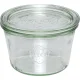 Stikla burciņas WECK Mold Jar 370 ml ar vāciņu, 6 gab.