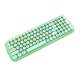 MOFII Candy BT Bezvadu mehāniskā tastatūra klaviatūra ar apgaismojumu Bluetooth/USB, zils | Wireless Mechanical...