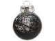 Christmas Tree Baubles 6 cm, Set of 24, Black