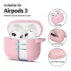 Austiņu maciņš Tech-Protect Silicone Hook priekš Apple AirPods 3, rozā