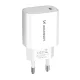 Wozinsky WGWCCW 20W USB-C tīkla lādētājs - balts