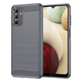 Samsung Galaxy A13 5G (SM-A136) 1.8mm Carbon Fiber TPU Protective Case Cover, Grey | Telefona Vāciņš Maciņš...