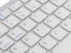 Wireless Bluetooth Keyboard for PC, iPad, Mac, Compact, White