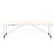 Activfizjo Komfort 3-Section Folding Aluminum Massage Table, Cream