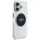 Guess IML Metal Colored Circle MagSafe vāciņš iPhone 16 Melns