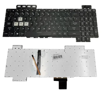 Asus TUF Gaming FX504 / FX505 / FX705 klaviatūra ar apgaismojumu, US, melna