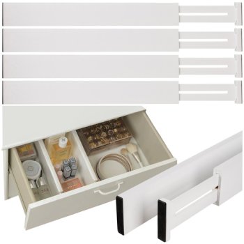 Atvilktņu organizators balts Ruhhy 25632 | Drawer organizer white