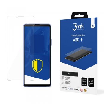 Sony Xperia 10 III / 10 III Lite Aizsargplēve uz Visu Ekrānu | 3MK ARC+ Protective Film Rounded Fullscreen Protector