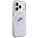 Чехол Karl Lagerfeld IML Glitter MagSafe для iPhone 17 Pro Max, фиолетовый