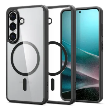 Spigen Ultra Hybrid Mag vāciņš priekš Samsung Galaxy S26, Clear Black