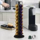 Вращающаяся подставка для кофейных капсул Nespresso (40 шт.), черная