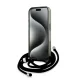 Karl Lagerfeld iPhone 15 Pro Max vāciņš IML Crossbody Monogram, melns