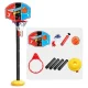 Mini basketbola komplekts ar regulējamu statīvu (līdz 115 cm)