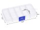 Konteiners organizators, 10 nodalījumi | Container Organizer Box