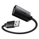 Baseus USB 2.0 Extension Cable 0.5m AirJoy Series, Black