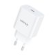 Vipfan E04 Wall Charger 20W USB Type C + Charging Data Cable ( Type C to Type C ) 3A, White | Uzlādes Ierīce...