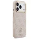 Guess iPhone 17 Pro vāciņš 4G Strass Logo MagSafe, rozā