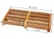Традиционный деревянный массажер для ног, роликовый 2x5