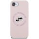 Karl Lagerfeld Silicone Karl&Choupette Heads MagSafe vāciņš iPhone 16e - Rozā