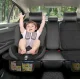Защитный коврик под детское автокресло с карманом, черный