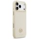 Guess Grained Strass Logo MagSafe maciņš iPhone 17 Pro Max – bēšs | Phone Case Cover