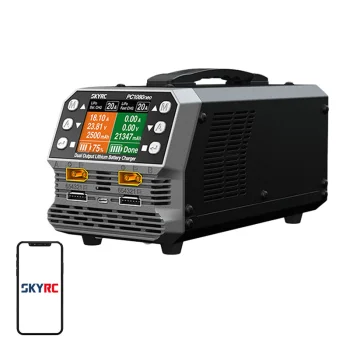 SkyRC PC1080neo divkanālu litija akumulatoru lādētājs 1080 W