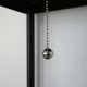 Grīdas lampa ar plauktiem E27 stāvlampa, 160 cm, melna