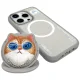 Nimmy iPhone 16 Pro Max Case Glasses Cool Cat MagSafe, Gray