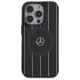 Чехол Mercedes для iPhone 16 Pro Double Layer Crossed Lines MagSafe, черный