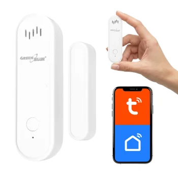 Беспроводной WiFi датчик открытия дверей и окон GreenBlue GB478 с...