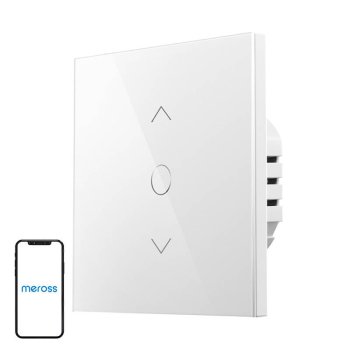 Умный WiFi выключатель для рольставней Meross MRS100HK(EU) (HomeKit), белый
